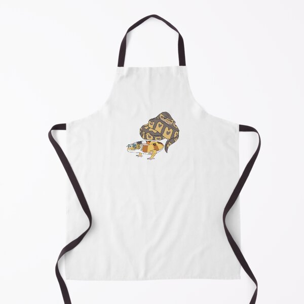 Item preview, Royal python and leopard gecko pattern ‘Reggie & Bodhi’  designed and sold by iconicus-design.