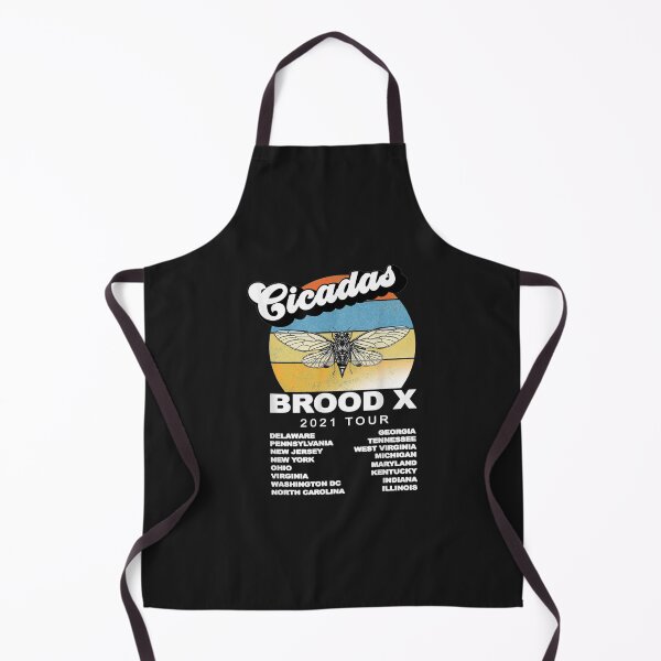 Item preview, Funny Vintage Cicada Brood X Invasion Summer Tour 2021 designed and sold by sara4ly.