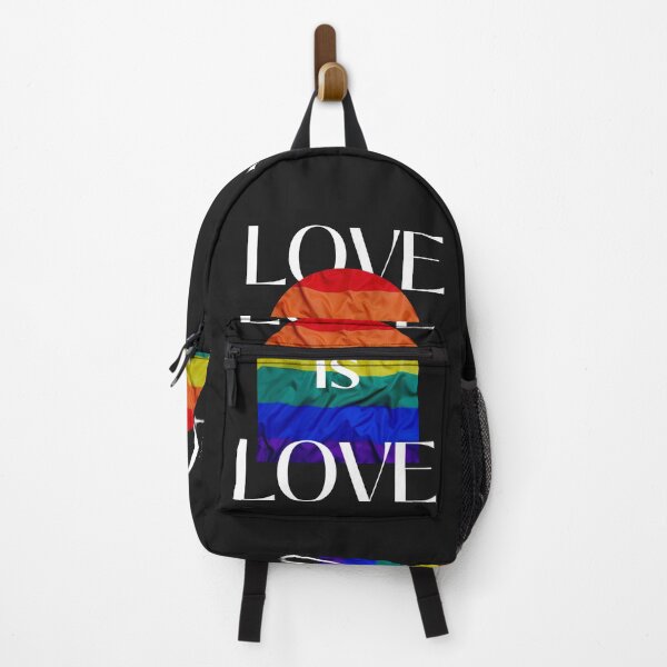 Item preview, RAINBOW LOVE IS LOVE T-SHIRT designed and sold by passiveink.