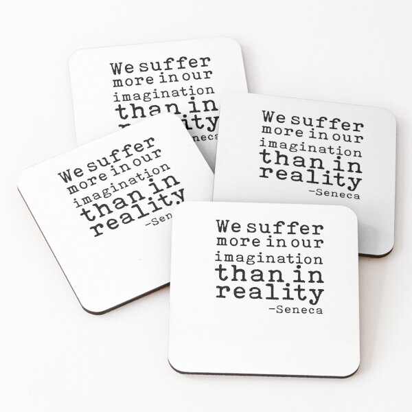 Item preview, We suffer more in imagination than in reality by Seneca designed and sold by AritraSur.
