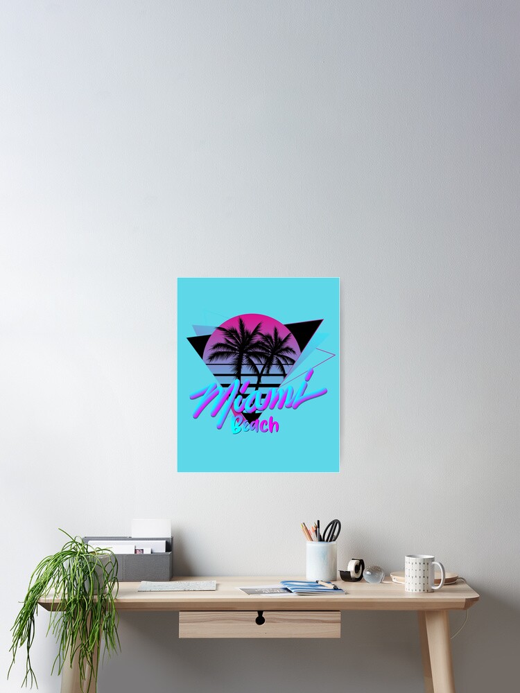 Retro Miami Beach Lover Summer Vintage 80s 