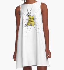 Shrek durchbricht die vierte Mauer A-Linien Kleid