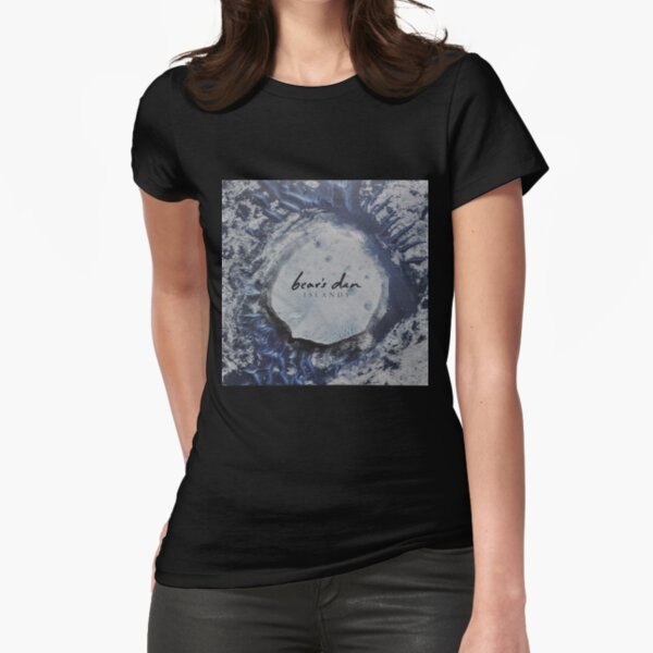 Bear's Den Islands LP Vinyl cover Fitted T-Shirt