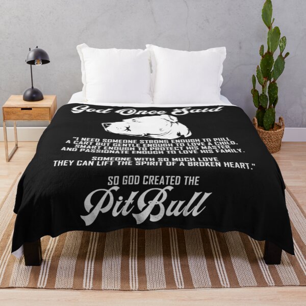 Item preview, God Once said and created the Pit Bull Dog Pitbull Lover designed and sold by sara4ly.