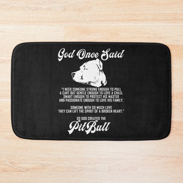 Item preview, God Once said and created the Pit Bull Dog  Pitbull Lover designed and sold by sara4ly.