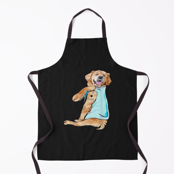 Item preview, Golden Retriever Tattoo I Love Dad Fathers Day designed and sold by sara4ly.