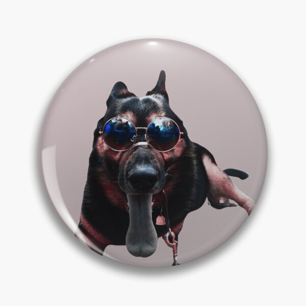 Item preview, Cool German Shepherd Dog wearing sunglasses designed and sold by Amalzaki.