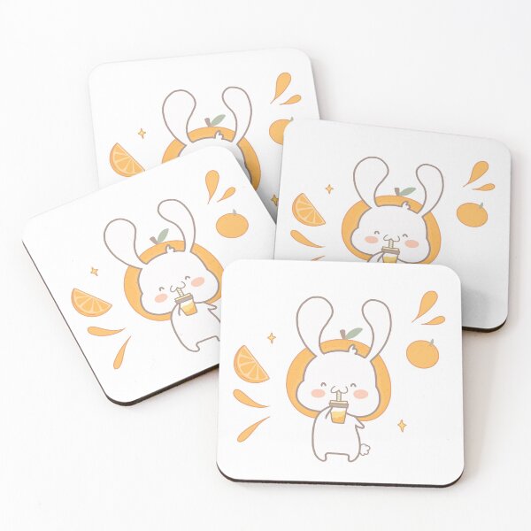 Item preview, Orange with bunny. designed and sold by taohouu-stdio.