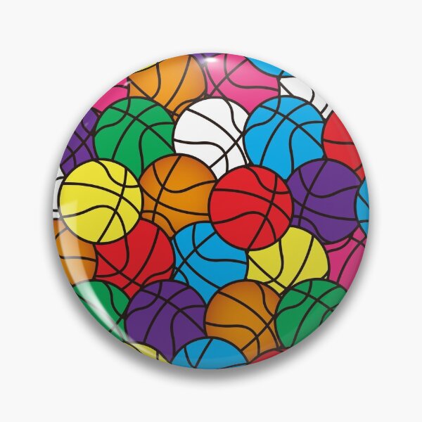 Item preview, Multi color Basketballs - Basketball designed and sold by cravingmart.