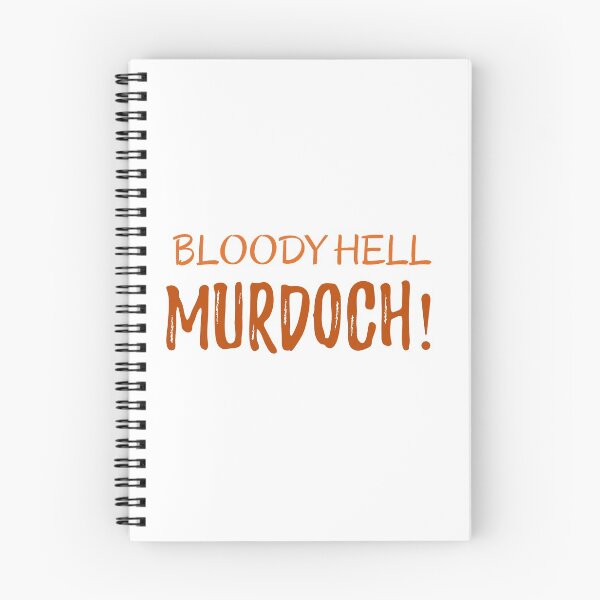 Item preview, Blood Hell Murdoch! - Inspector Brackenreid designed and sold by CashewCos.