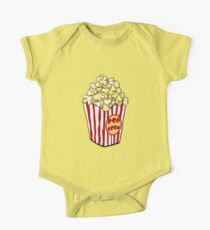 Cartoon Popcorn Bag Kurzärmeliger Einteiler