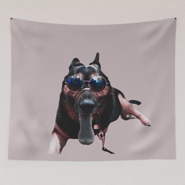 Item preview, Cool German Shepherd Dog wearing sunglasses designed and sold by Amalzaki.
