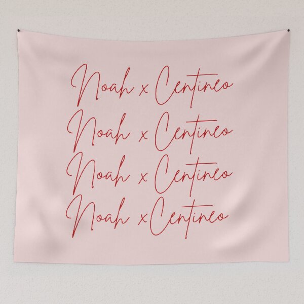 Item preview, Trendy Noah x Centineo name in red cursive font  designed and sold by MNCO.