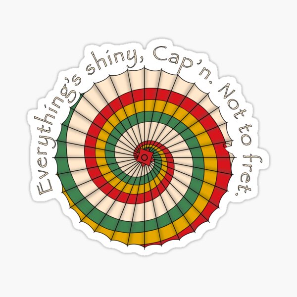 Parasol & strawberries Sticker