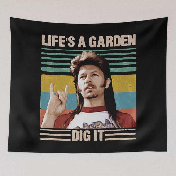 Item preview, Funny Life's A Garden Dig It Retro Joe Dirt Gift Men Women designed and sold by Corie Reita.