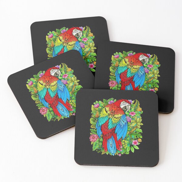 Item preview, Macaw Parrot in a Tropical Setting designed and sold by sara4ly.