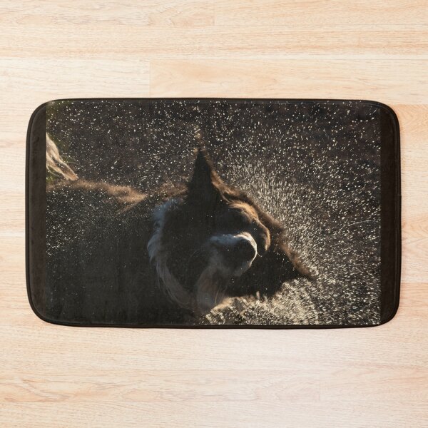 Item preview, Get your splash on! Wet Dog Shaking Off a Huge Spray of Water Drops designed and sold by Steven Holt.