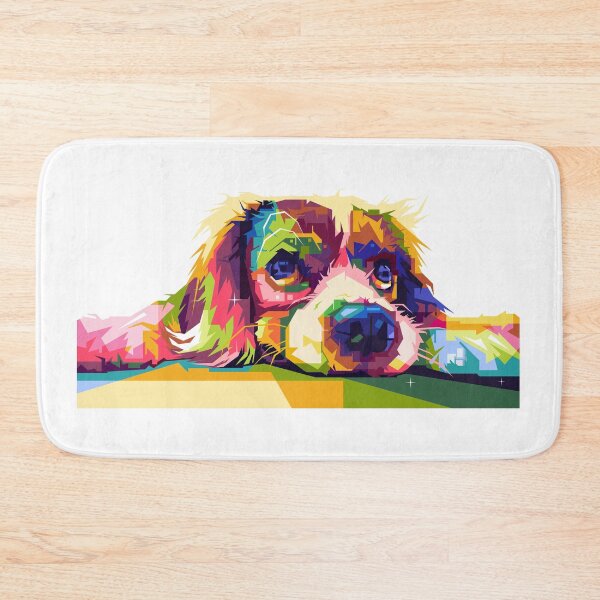 Item preview, Cute fluffy dog ​​WPAP Popart designed and sold by Rizky Dwi Aprianda.