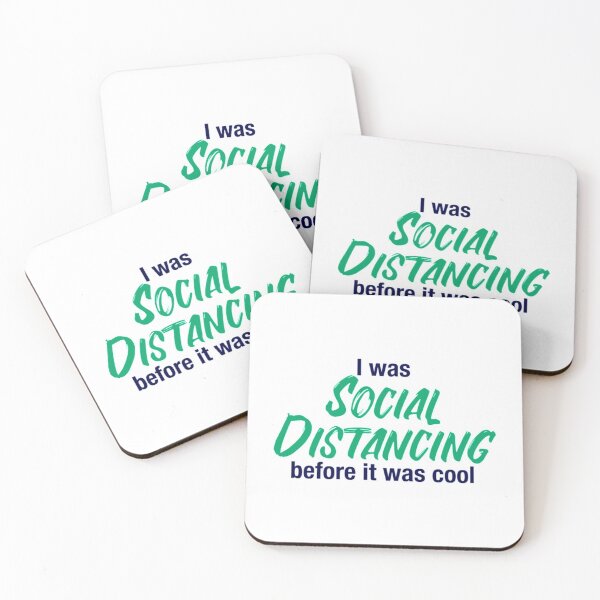 Item preview, Social Distancing Before It Was Cool designed and sold by RetrologyShop.