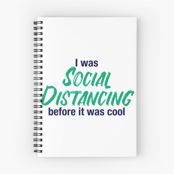 Item preview, Social Distancing Before It Was Cool designed and sold by RetrologyShop.
