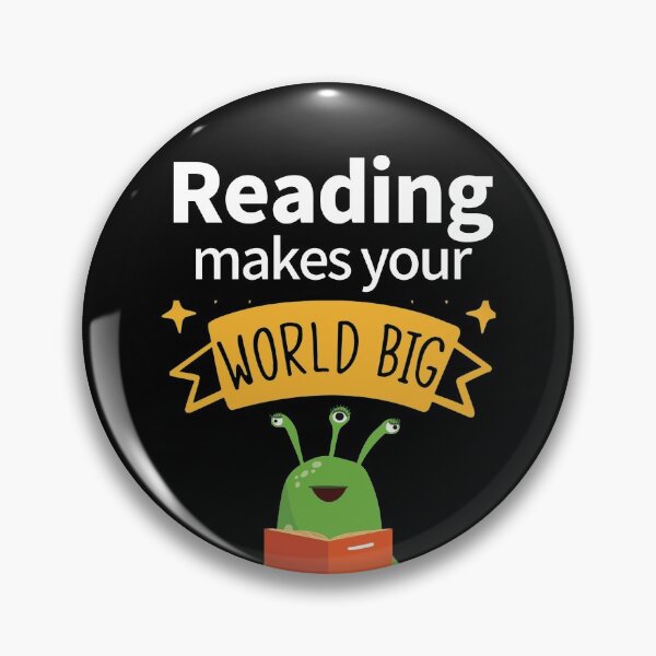 Item preview, Reading makes your world big | national reading day | for bookworm designed and sold by JooArtPrints  ★★★★★.