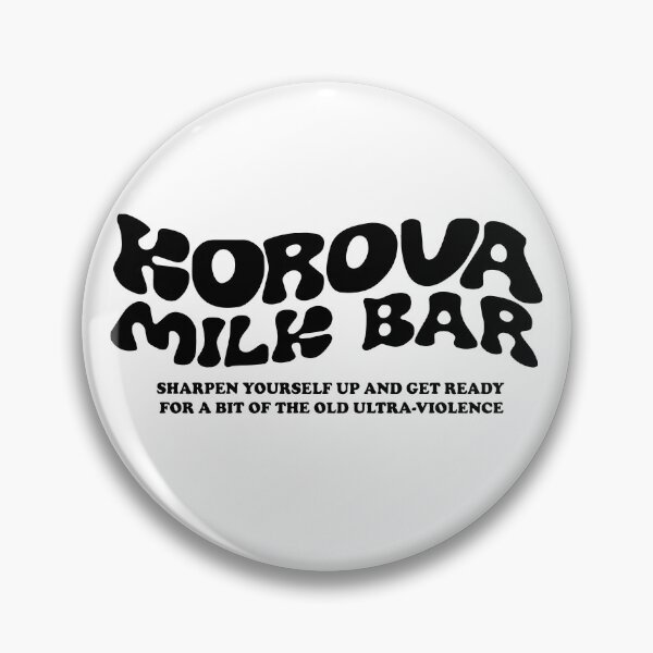 Item preview, Graphic Design Film Korova Milk Bar Sharpen Yourself Up designed and sold by GaryMatthew6.