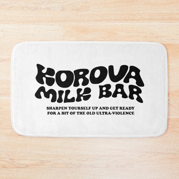 Item preview, Graphic Design Film Korova Milk Bar Sharpen Yourself Up designed and sold by GaryMatthew6.