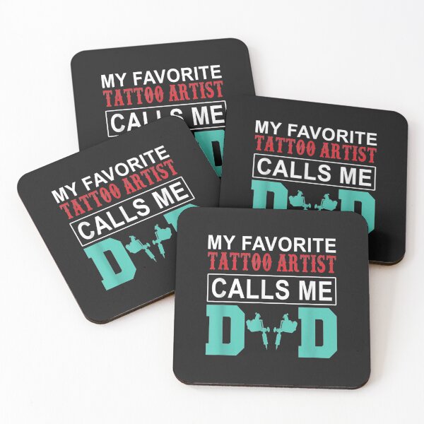 Item preview, My Favorite Tattoo Artist Calls Me Dad Hapy Fathers Day designed and sold by sara4ly.