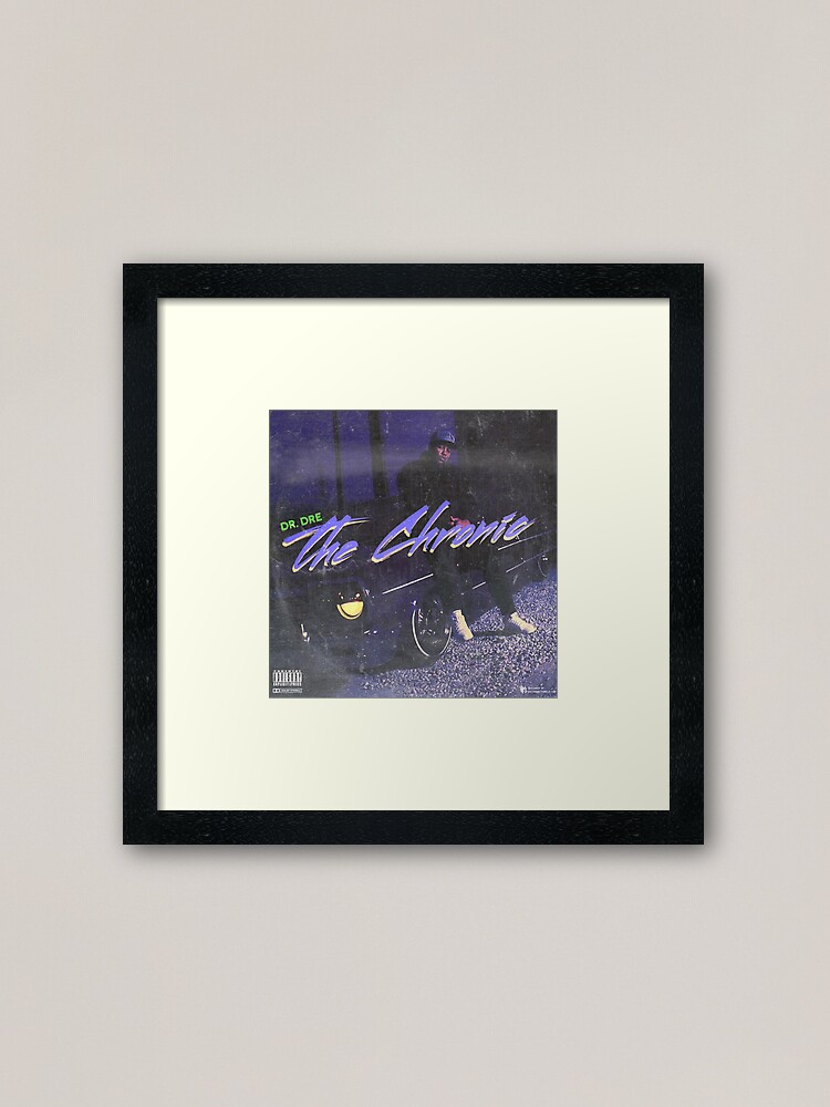 Dr Dre The Chronic Fan Made Album Cover Framed Art Print By Supermrstylo Redbubble