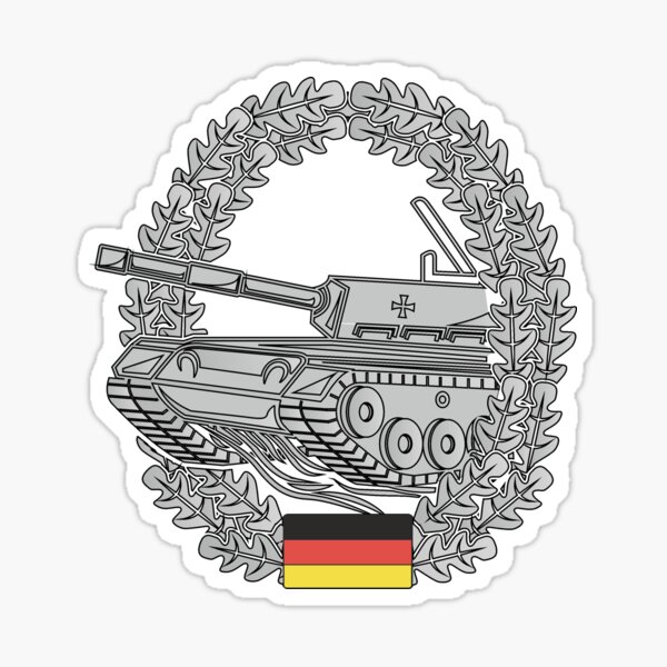 Aperçu de l'œuvre Insigne de béret char de la Bundeswehr créée et vendue par Justode.
