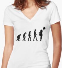 Evolution cheerleading Women's Fitted V-Neck T-Shirt