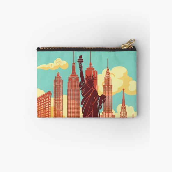 Item preview, New York skyline vintage poster designed and sold by paulrommer.