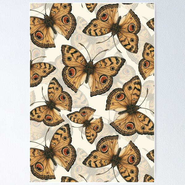 Item preview, Peacock pansy butterfly pattern designed and sold by Katerina Mitkova Kirilova.