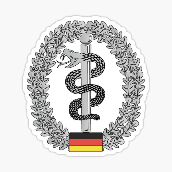 Aperçu de l'œuvre Insigne de béret médecin de la Bundeswehr créée et vendue par Justode.