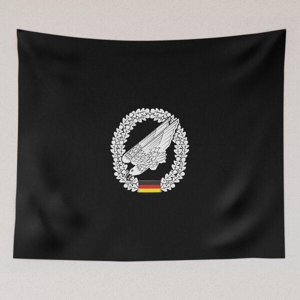Item preview, Paratrooper Bundeswehr beret badge white designed and sold by Justode.