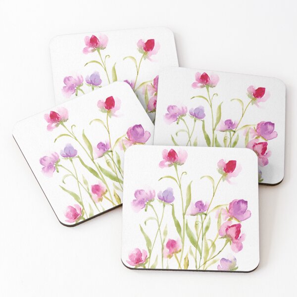 Item preview, sweet peas in watercolour designed and sold by SCdesignqld.