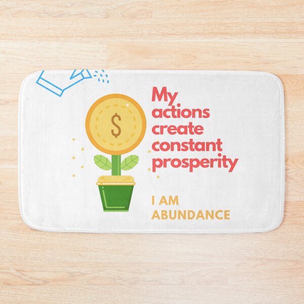 Item preview, My actions create constant prosperity. designed and sold by myteebaq.