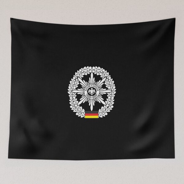 Item preview, Feldjaeger Bundeswehr beret badge white designed and sold by Justode.
