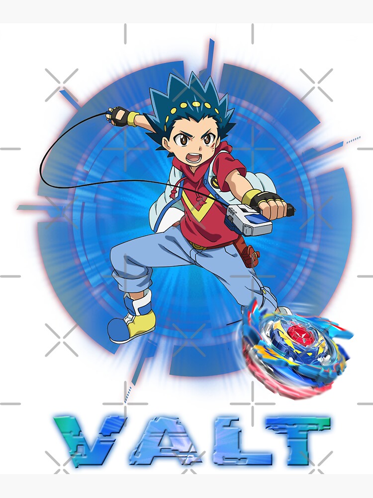 Beyblade Burst Surge Anime - Luis Aiger Valt | Poster