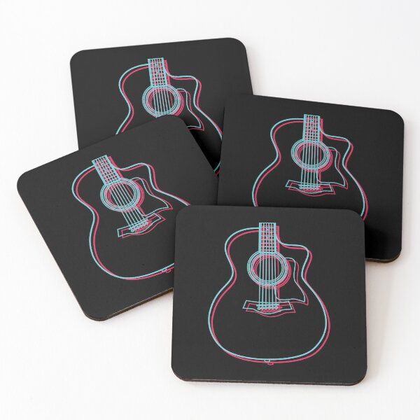 Item preview, 3D Auditorium Style Acoustic Guitar Body Outline designed and sold by nightsworthy.