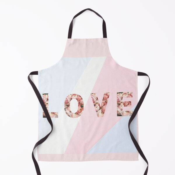 Item preview, blush pink floral love word - florals love word designed and sold by Amalzaki.