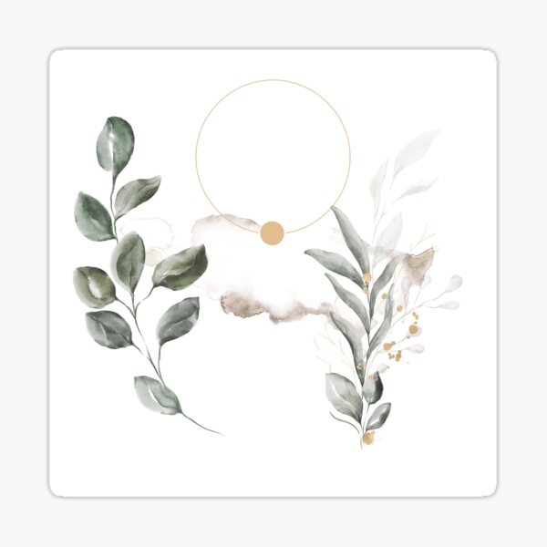 Item preview, abstract composition of leaves designed and sold by MagdalenaRulez.