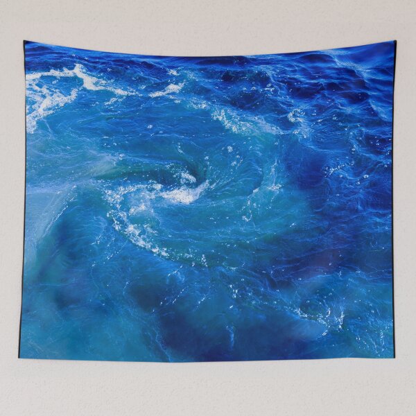 Item preview, Tuquoise Blue Ocean Waves designed and sold by Stylish Printing.