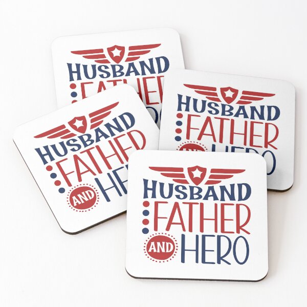 Item preview, Husband, Father And Hero designed and sold by Gevover.