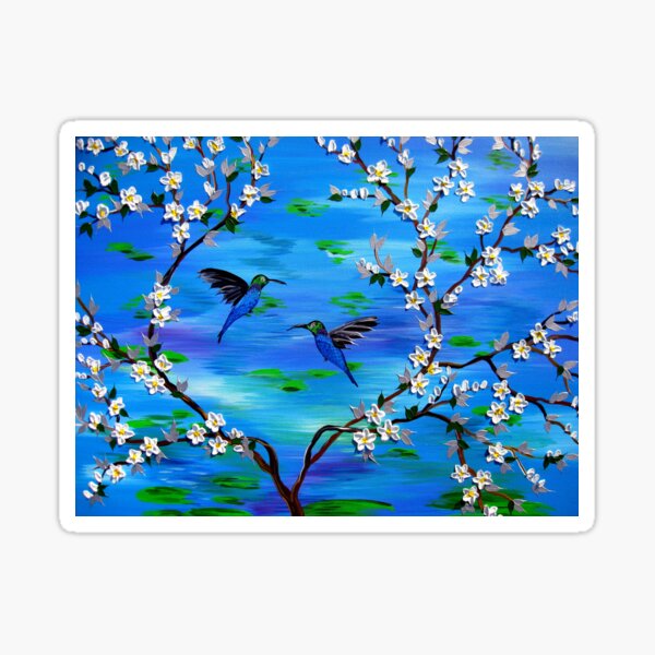Vista previa del artículo con la obra «Monet se encuentra con Van Gogh», diseñado y vendido por cathyjacobs.