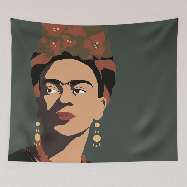 Item preview, FRIDA KAHLO Mexican Feminist portrait painting designed and sold by GalleryArtField.