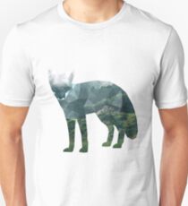 Low Poly Fox, Forest Unisex T-Shirt