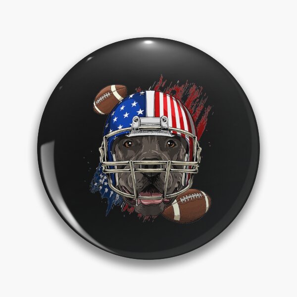 Item preview, Pit Bull American Football Dog Lovers USA Flag Premium designed and sold by sara4ly.
