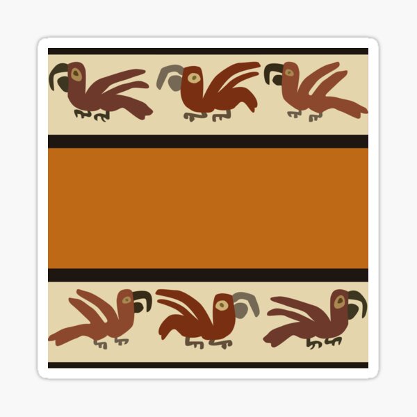 Nazca Macaws Sticker