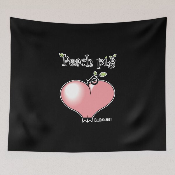 Item preview, Peach pig #1(black) designed and sold by Osek.